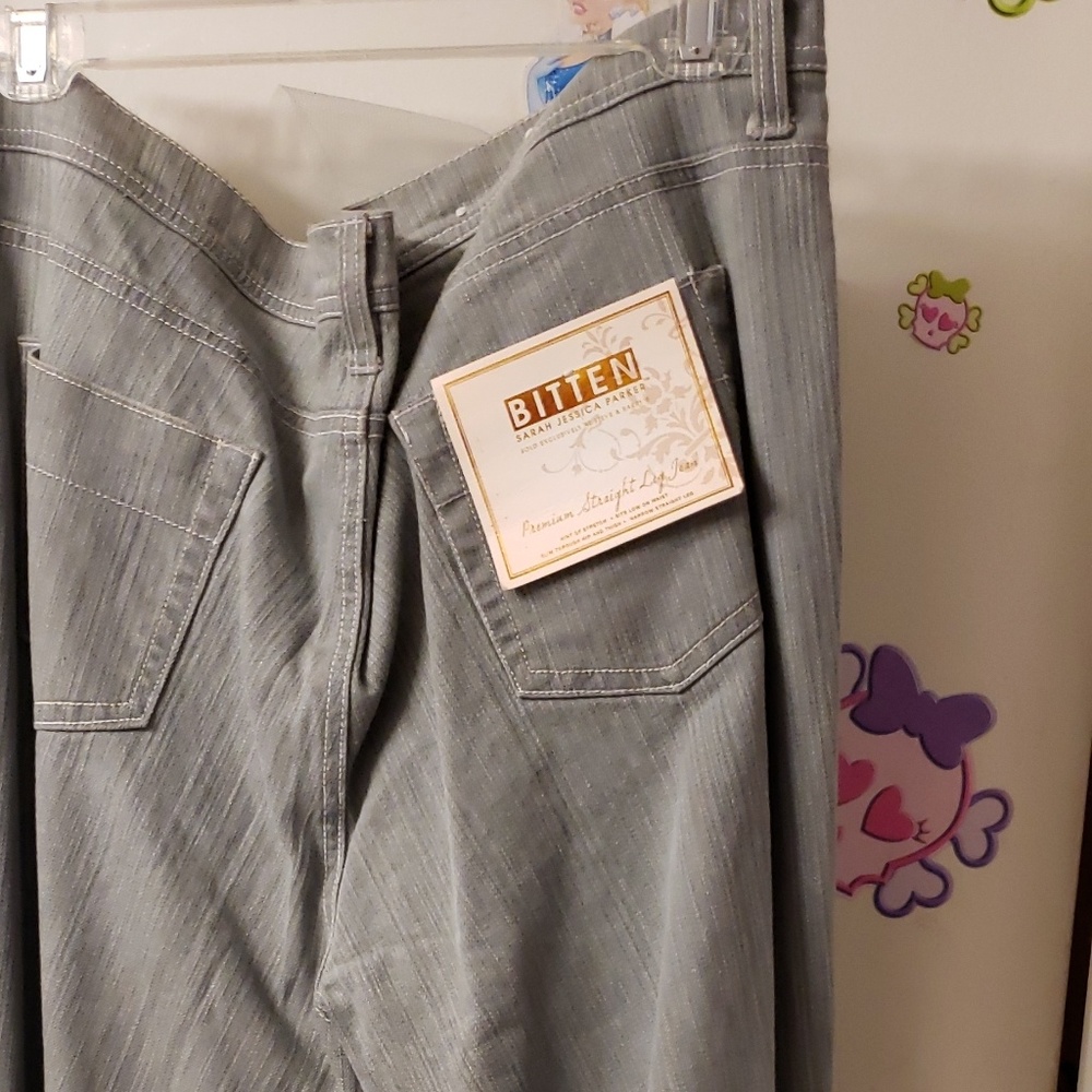 Bitten premium denim straight leg jeans (SJP)